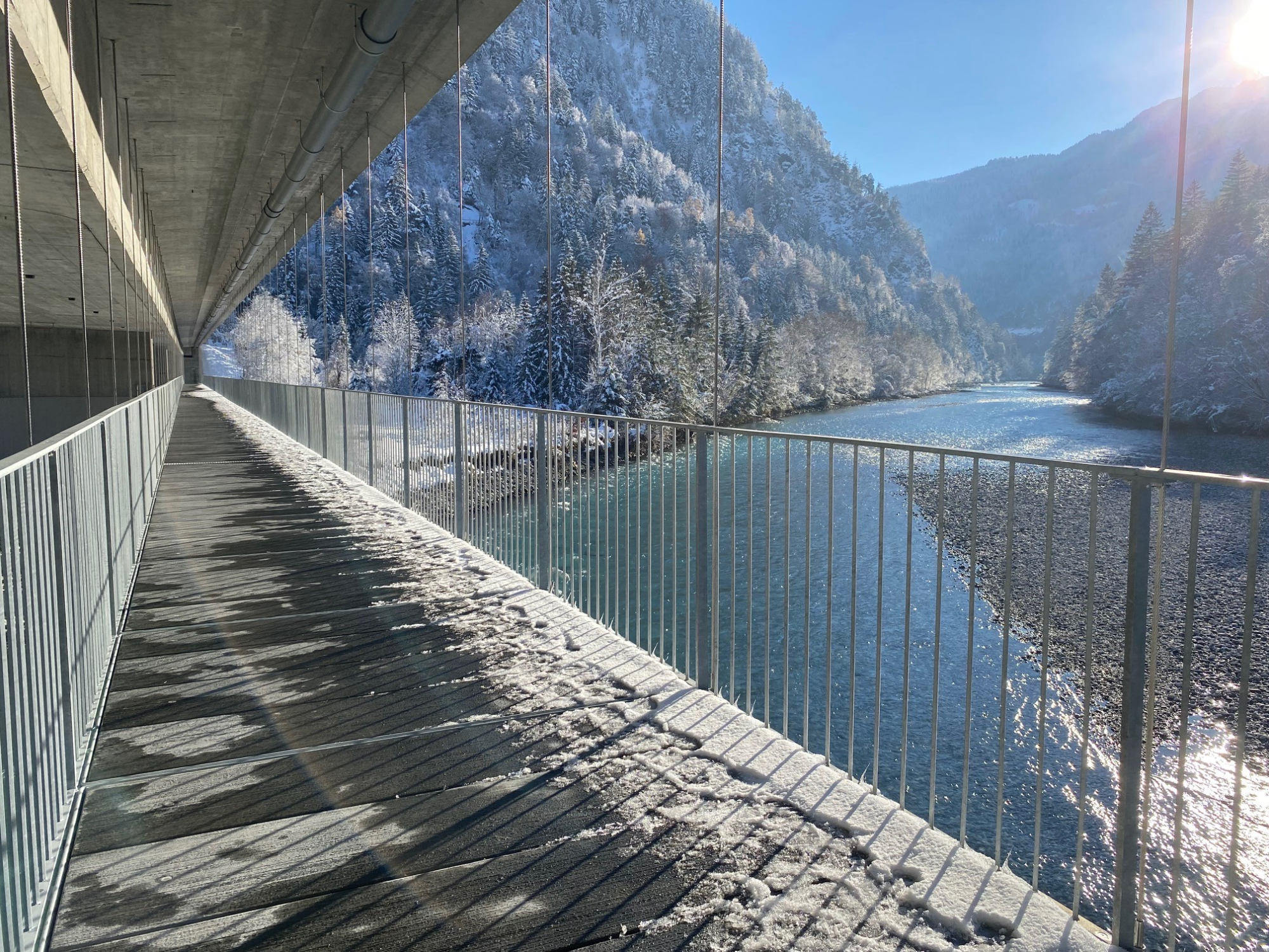 Hinterrheinsteg | Gemeinde Bonaduz